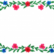 Blumenrahmen PNG Clipart