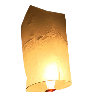 Flying Sky Lantern PNG Free Download