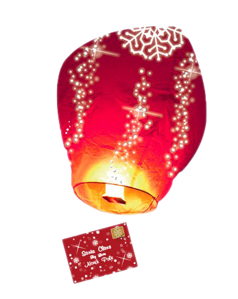 Flying Sky Lantern PNG Picture