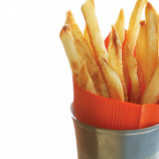 Fries francesas transparentes
