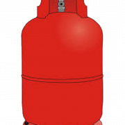 Gas Cylinder PNG File