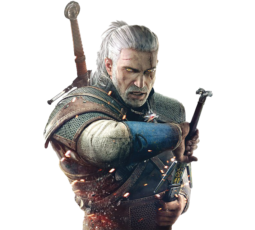 Geralt of Rivia PNG Arquivo