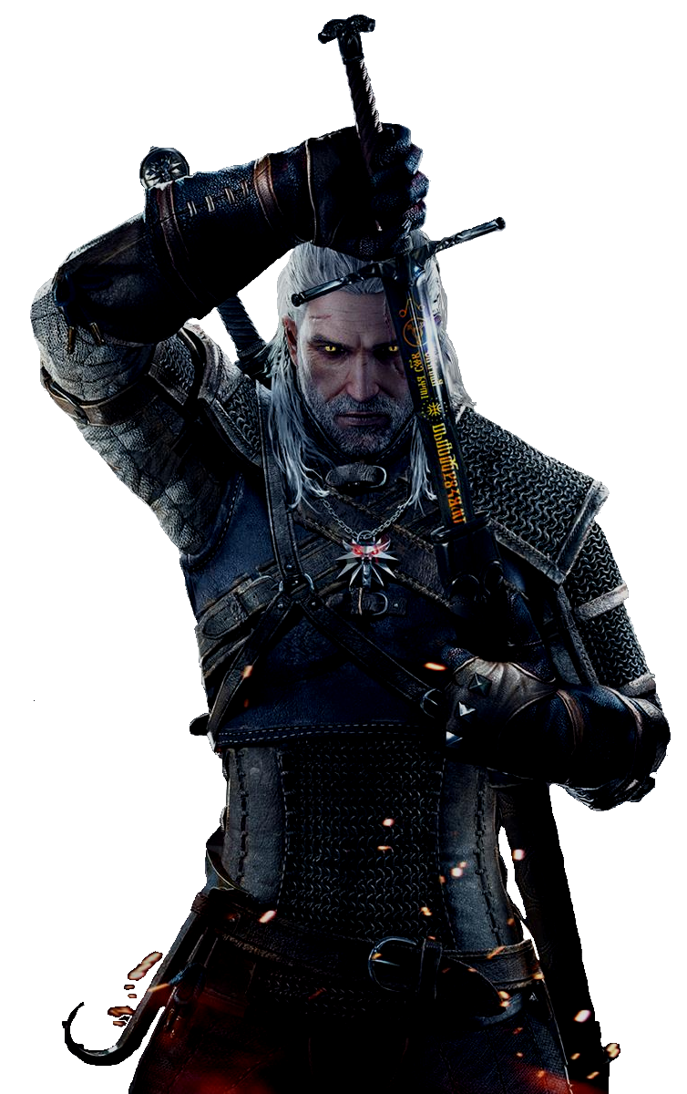 Geralt of Rivia PNG