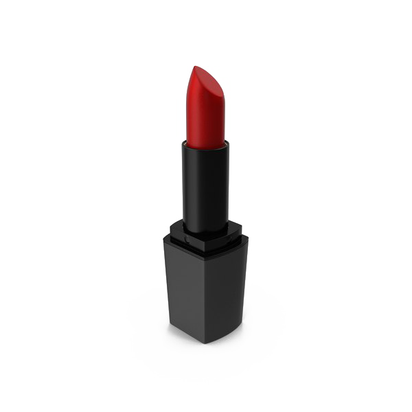 Glossy Red Lipstick PNG Image