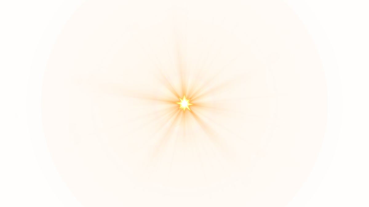 Gold Flare Lens PNG Clipart