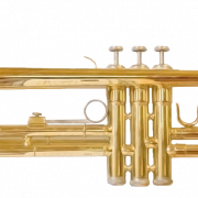 Gold Trumpet PNG Download Image
