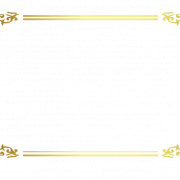 Golden Border PNG Picture