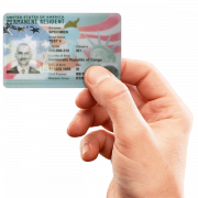 Green Card PNG Download Image