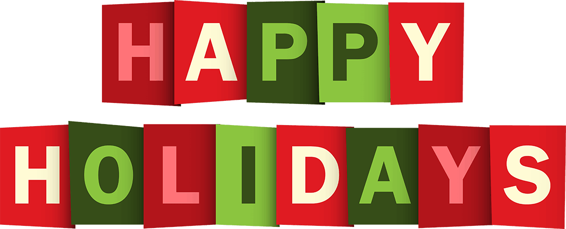 Happy Holidays PNG File