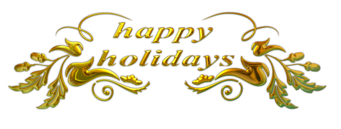 Happy Holidays PNG Free Download