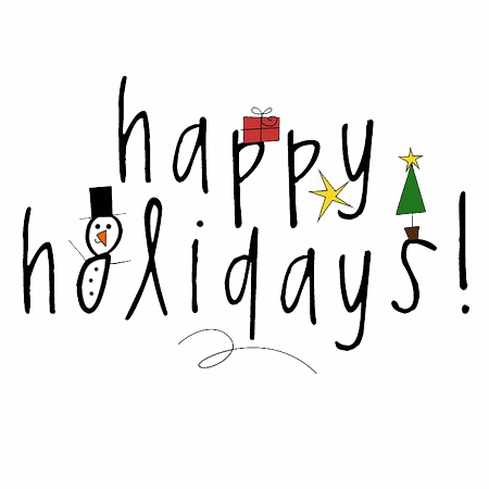 Happy Holidays PNG Free Image