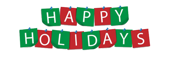 Happy Holidays Text PNG Clipart