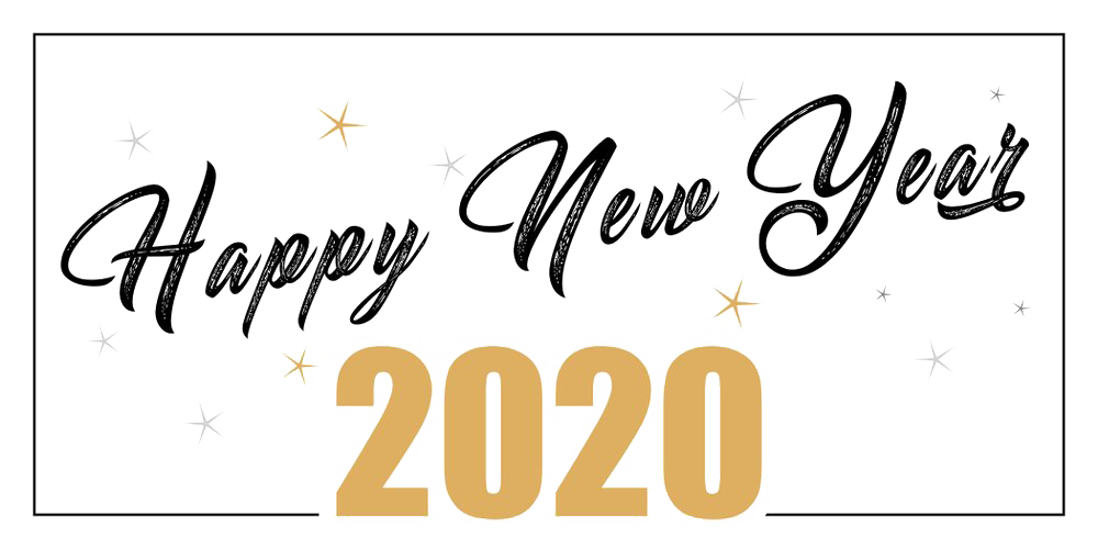 Happy New Year 2020 PNG Free Download