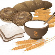 Pan de cereal saludable png