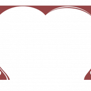 Heart Valentines Day Border PNG