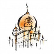 Islam -Moschee transparent