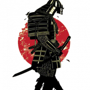 Japaner Samurai Warrior PNG kostenloser Download