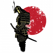 Японский самурайский воин PNG бесплатно изображение