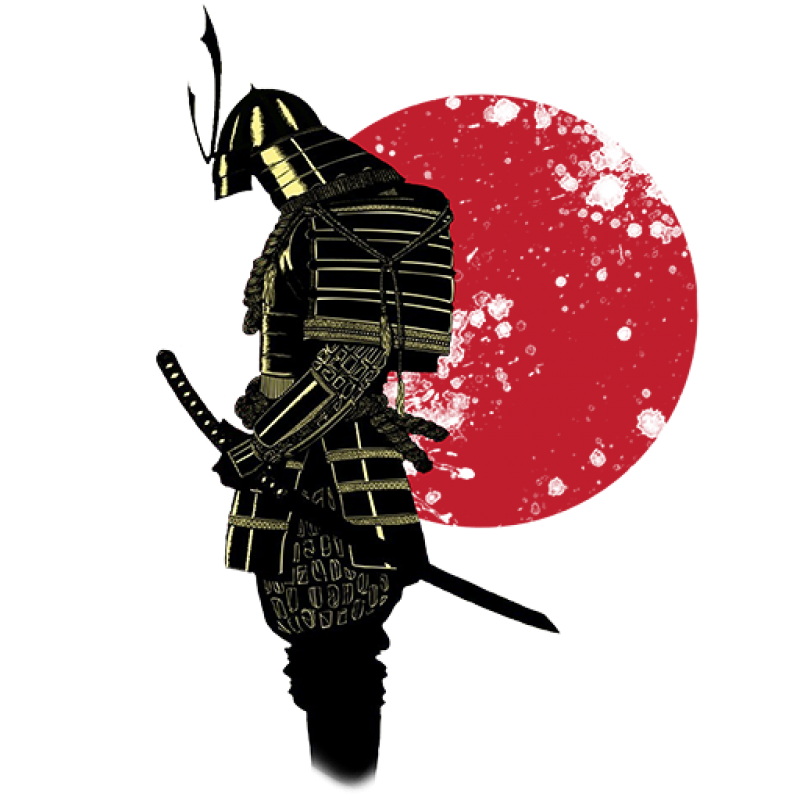 Japanese Samurai Warrior PNG Free Image