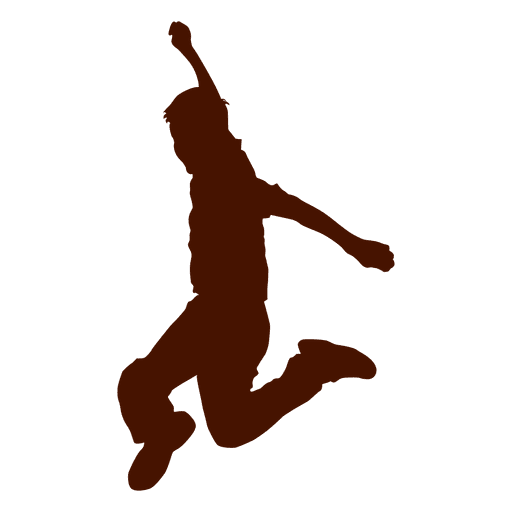 Jump Silhouette PNG Image