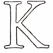 K Letter PNG