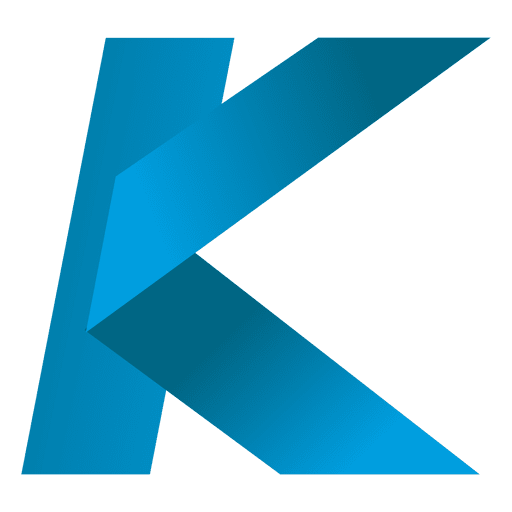 K Letter PNG -bestand