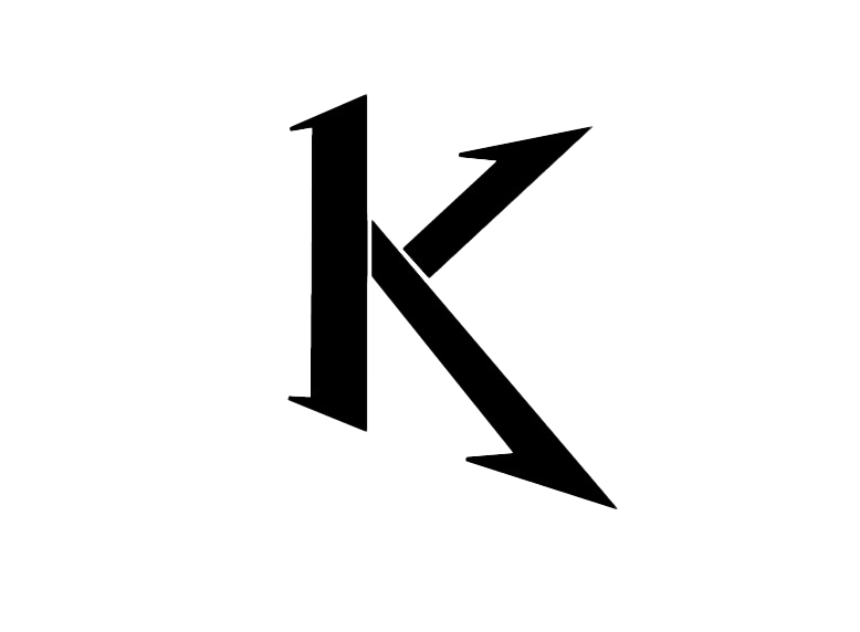 K Letter PNG Image File