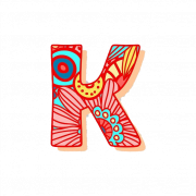 K Письмо PNG Picture
