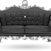 Immagine png di divano di lusso