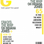 Обложка журнала PNG Бесплатное изображение