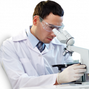 Male Scientist PNG Image