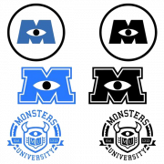 Logo Universitas Monster PNG Clipart