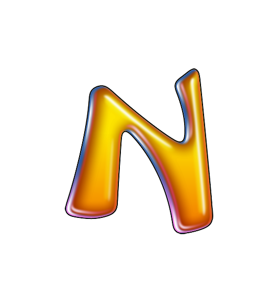 N Letter Free PNG