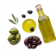 PNG de botella de oliva