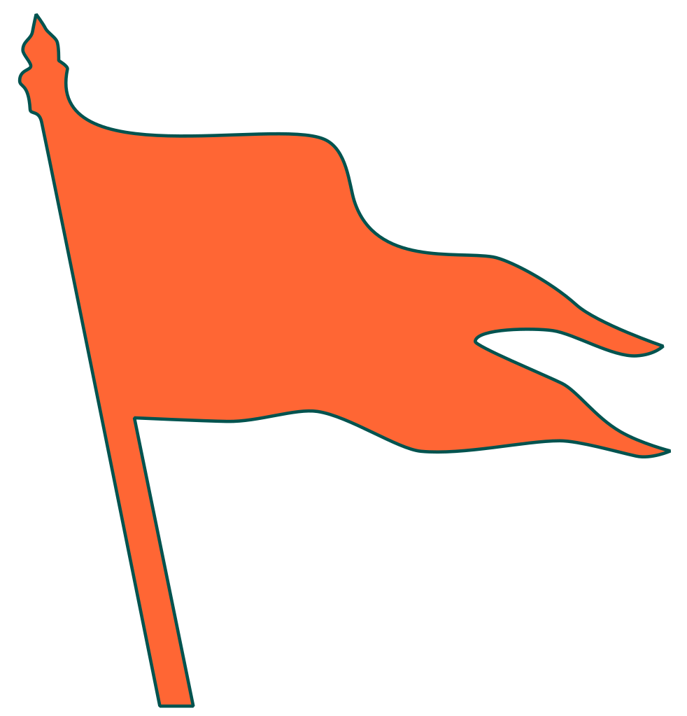 Flag orange png clipart