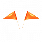 Orange Flag PNG Image File