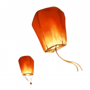 Paper Sky Lantern PNG Image