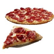 Pepperoni dominos pizza png afbeelding