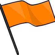 علم برتقالي عادي