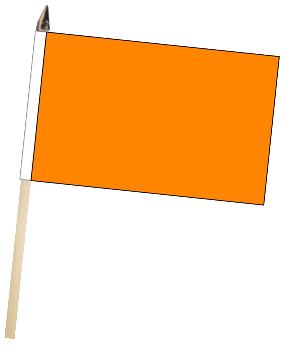 Plain Orange Flag PNG Clipart