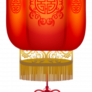 Lampada cinese rossa PNG