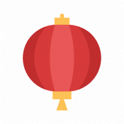 File PNG lampada cinese rossa