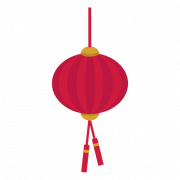 Download gratuito della lampada cinese rossa PNG