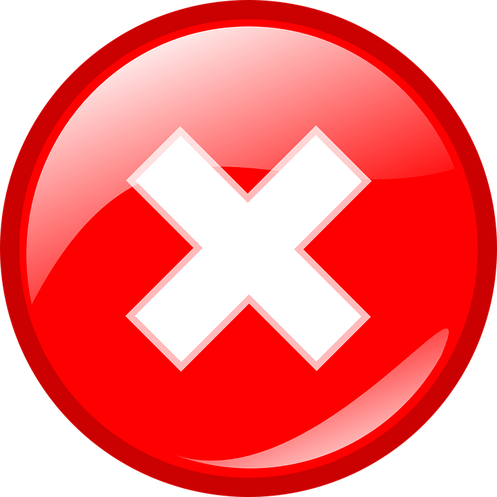 Red Close Button PNG Clipart