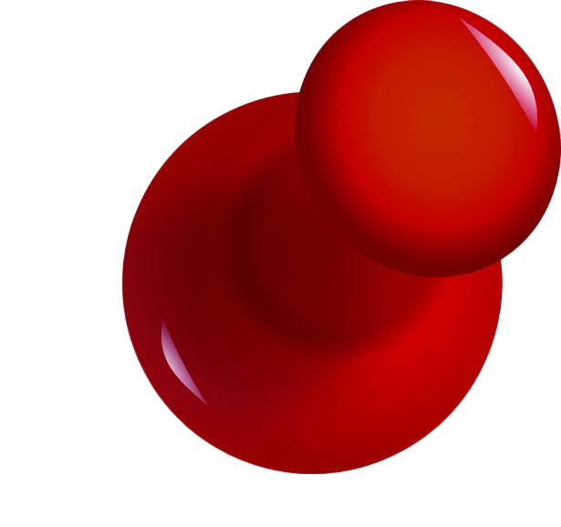 Red Pin PNG Clipart