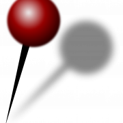 Image de téléchargement PNG à broches rouges