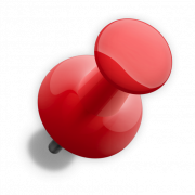 Red Pin PNG Pic