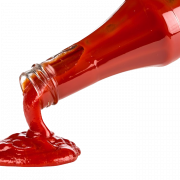 Sauce rouge transparente