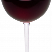 Immagine PNG in vetro di vino rosso