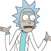 Rick en Morty transparant